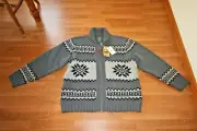 Woolrich Quehanna Cardigan Sweater 100% lambswool Mens Size XXL NEW With Tags!!!