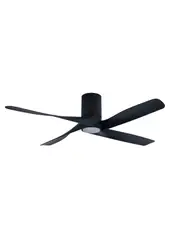 Riviera 132cm DC Fan with Light in Black