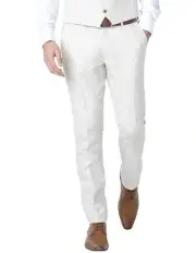 [Ferrari Formalwear] Linen Trouser in Sand