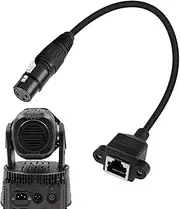 Ethernet Cable, Rj45 Connector, Ethernet Extension Cable, RJ45 3 Pin Network Connector Female Adapter | Audio Connector Extension Controller Converter Accessories for Stage