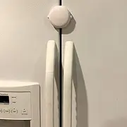 Qdos Safety Adhesive Fridge/Freezer Lock | White | Easy One Handed Operation - Patented ZeroPinch Design - Unique Modern Design Refrigerator Lock - Baby Proofing Doesn't Have to be Ugly