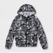 NEW Hunter for Target Kids Boy Performance Hooded Jacket - Gray Size Small S 6/7