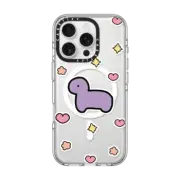 iPhone 16 Pro Clear Case MagSafe Compatible Tang dinosaur!