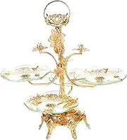 Qianly Multi Tier Display Dessert Holder Stand Multipurpose Tree Stand Thicker Creative Snack Display Tray for Wedding Living Room