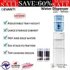 Devanti Water Cooler Dispenser Stand 22L Chiller Hot Cold Purifier Filter White