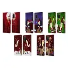 HEAD CASE DESIGNS THIN SANTA LEATHER BOOK WALLET CASE COVER FOR SAMSUNG PHONES 1
