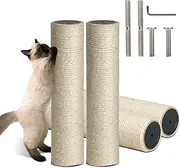 Meow2Go 15.7' x 3.8' Cat Tree Replacement Parts - Cylinder Cat Post with M8 Screws, Authentic Cat Hammock