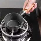 Cast Iron Frying Egg Pan Drip-Spouts Sauce Pan Skillet Pan Oil Pouring Pan Jam