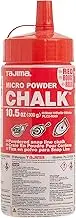 TAJIMA Micro Chalk - Red 10.5 oz (300g) Ultra-Fine Snap-Line Chalk with Durable Bottle & Easy-Fill Nozzle - PLC2-R300