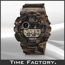 【時間工廠】全新 CASIO G-SHOCK 超人氣大錶徑迷彩潮流款 GD-120CM-5