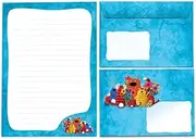 Writing Paper Set Letter Pad with Envelope for Girls Boys Kids Motif Cats Letter Paper Pad Lined (A5 Pad with 25 Sheets + 15 Envelopes)