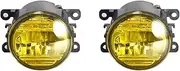 Foglights 2 Pieces For Suzuki For Jimny FJ 1998-2014 30W H11 Fog Daytime Running Lamp DRL 6000LM Car Front LED Fog Light Assembly Fog Lights Assembly(Lemon Yellow)
