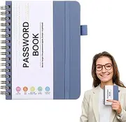 Internet Password Keeper - Record Books,A6 Password Book Easy-to-Carry Secure Organizer for Important Website Address