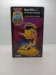 Vintage 1984 SUPER GO BOTS ENEMY ROBOT CAR BUG BITE Volkswagen IN BOX