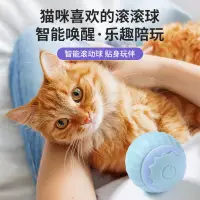 在飛比找蝦皮購物優惠-貓玩具 自嗨解悶逗貓棒 智能滾滾球 自動逗貓球 網紅電動貓咪