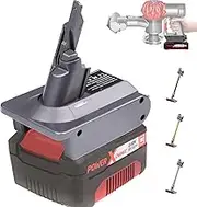 【Upgraded】 2-in-1 V7V8 Adapter for OZITO for EINHELL 18V Lithium Battery Convert to for Dyson V7V8 Handheld Vacuum Cleaner Battery Compatible with V7/8 Animal V7V8 Absolute V7V8 Motorhead Pro