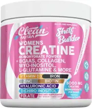 Creatine for Women | Creatine Monohydrate + BCAA Powder Myo-Inositol Collagen Bi