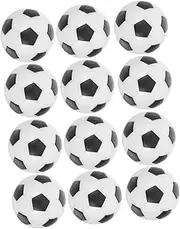 WESIEVYA 12pcs Foosball Table Soccer Game Balls Resin Replacement Balls for Enhanced Tabletop for Home Parties and Social Gatherings
