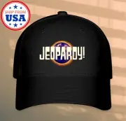 Jeopardy TV Game Show Black Hat Baseball Cap Size S/M & L/XL