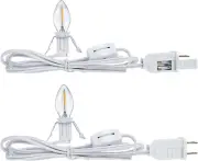 Cable Accesorio Con Una Bombilla Led, Cable De Luces Navidenas De 6 Pies
