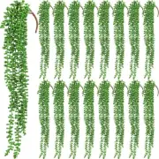 16 Pcs Artificial Succulents Bulk Hanging Plants 24 Inches Large Fresh Style