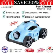 Aquabuddy Robotic Pool Cleaner Automatic Floor Wall Robot Cordless Vacuum Brush