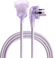 Crest Decord Braided Extension Lead 3m (Grey)