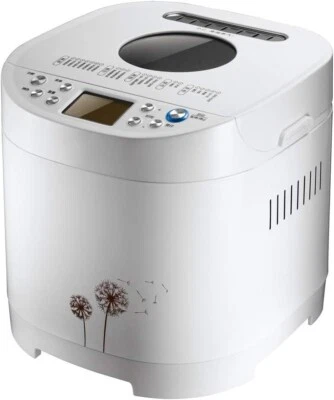 Automatic Bread Maker, Programmable Bread Machine LED Display, Visual Menu (21 P