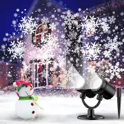 "Christmas Snowflake Projector Lights 2024 New Model Dual-Head Snowfall Proje...