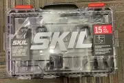 SKIL 15pc Carbide-Tipped Router Bit Set - RTB7501