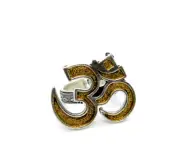 Handmade Om Carving Ring for Women Adjustable Free Size Boho Yoga Jewelry