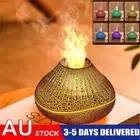 Aromatherapy Aroma Diffuser Ultrasonic Air Humidifier With Flame Effect