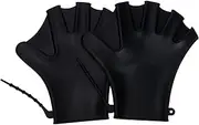 1 Pair Swimming Gloves Web Frog Swim Gloves Mens Workout Gloves Webbed Swimming Palm Water Swim Training Gloves Sport Gloves Dive Fitness Swimming Pool Paddle Silica Gel