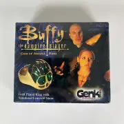 *MYTHIC RARE* NIB Buffy the Vampire Slayer Gem of Amara Ring Replica Gold Plated