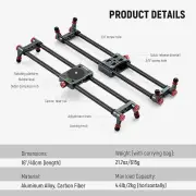NEEWER CS1M 40cm Carbon Fiber Camera Slider