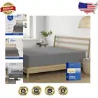 Cooling King Fitted Sheet - 1000-Thread Count Extra Deep Pocket - Dark Grey