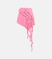[Blumarine] Blumarine Ruffled jersey miniskirt AU 8 pink