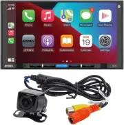 JENSEN J1CA7-BUC 7" Apple CarPlay Android Auto Radio & Backup Camera Combo New