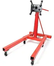 HORUSDY Heavy-Duty Folding Engine Stand – 2000 lbs (900kg) Capacity, 4-Point Universal Mount, 360° Rotating Bracket, Foldable for Easy Storage