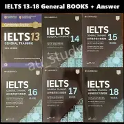 2024 AU STOCK LATEST NEW Cambridge IELTS 13-18 General Books with Answer Key
