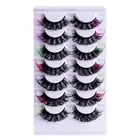 7 Pairs/set False Eyelashes Set Soft Prom Accessory Beauty False Eye Lash
