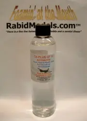 8 ounce FOAM SAFE Kicker/Activator/Accelerator refill bottle for CA super glue