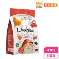 在飛比找momo購物網優惠-【Loveabowl囍碗】無穀天然糧-全齡貓-雞肉&雪蟹4.