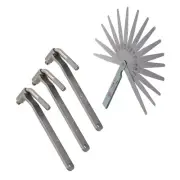 3PCS Motorcycle Adjustment Tool Valve Screw Wrench 8mm 9mm 10mm& 1x Feeler Gauge