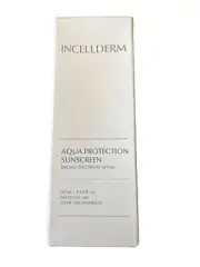 Incellderm Aqua Sun Gel 50ml SPF45+ UVA and UVB PROTECTION EXP. 5/2025 - NIB