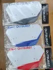 OUTBURST BLUE PRO NUMBER PLATE HARO SE GT REDLINE CHASE SUPERCROSS SE MONGOOSE