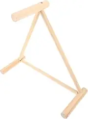 GALPADA Wooden Bird Perch Stand for Chickens Roosting Bar Safe Natural Wood Chicken for Multi Use Elevated Perch Smooth Surface for All Breeds and Ages