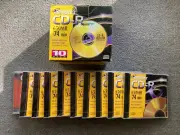 9 Memorex CD-R 650 mb 74 min Compact Discs (In Standard Jewels Cases) 10 Total