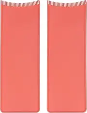 2 Pcs Balayage Highlighting Board Hair Dye Paddle Board Hair Highlighting Tools Hair Colour Board for Balayage Tinting Hairdressing Salon, Orange
