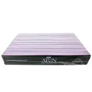 AEON Nail Files Sanding Buffer Shape Square Black Fine 180/180 Grit 25 pcs